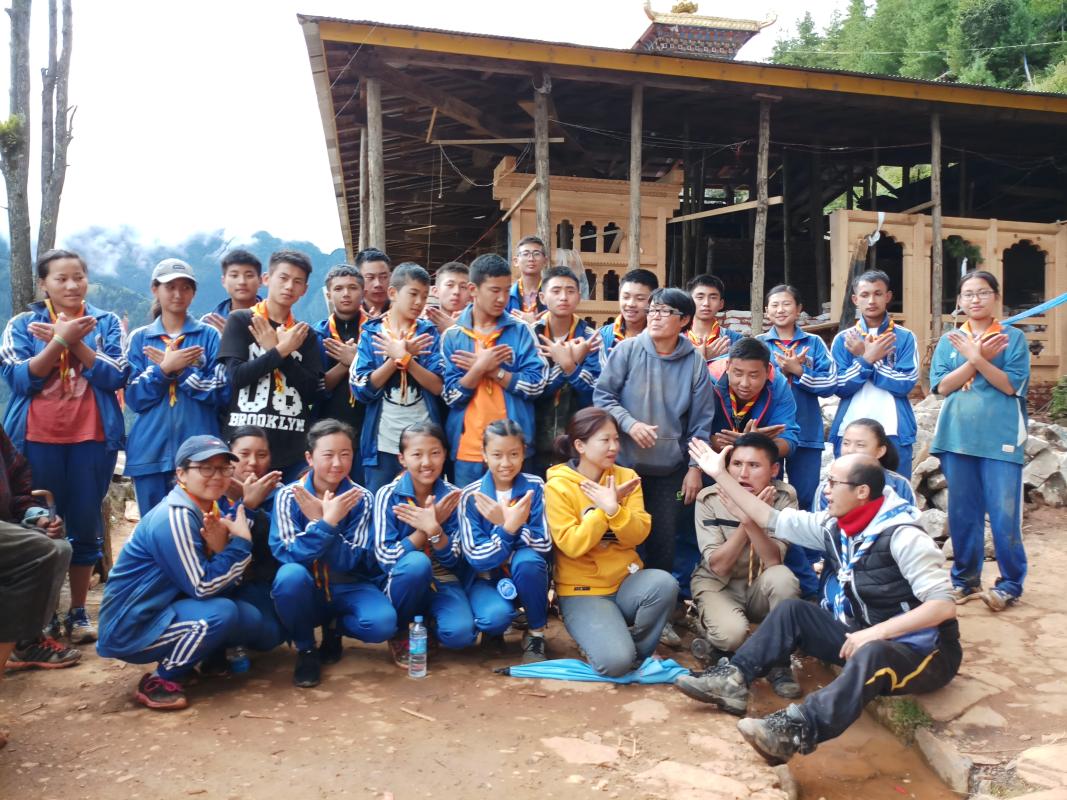 construction of a lhakhang