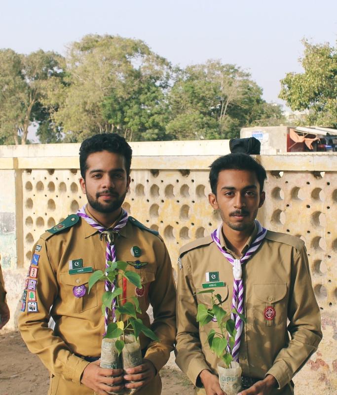 Tree plantation by Provincial Youth council