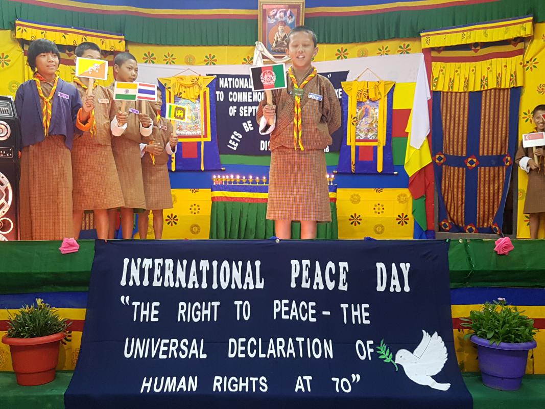 Observing internation Day of Peace