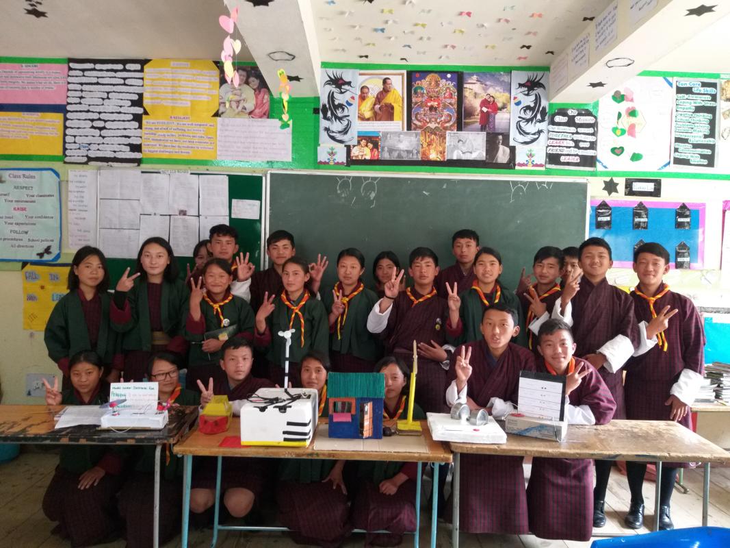 Science model exhibition 