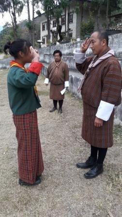 Awarding of Badges to the Scout members