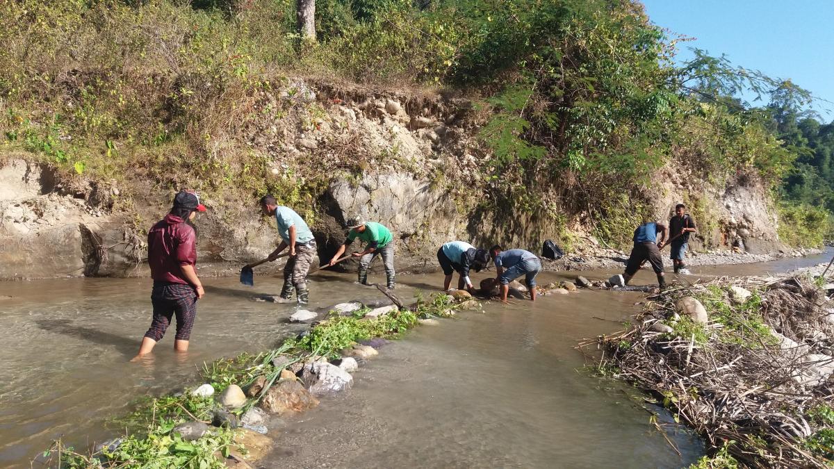 Irrigation Channel work 