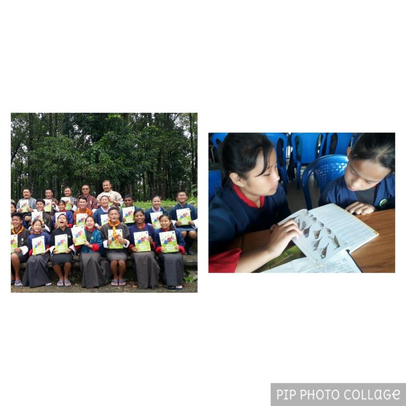 Teaching Bird watching skills to 35 students...