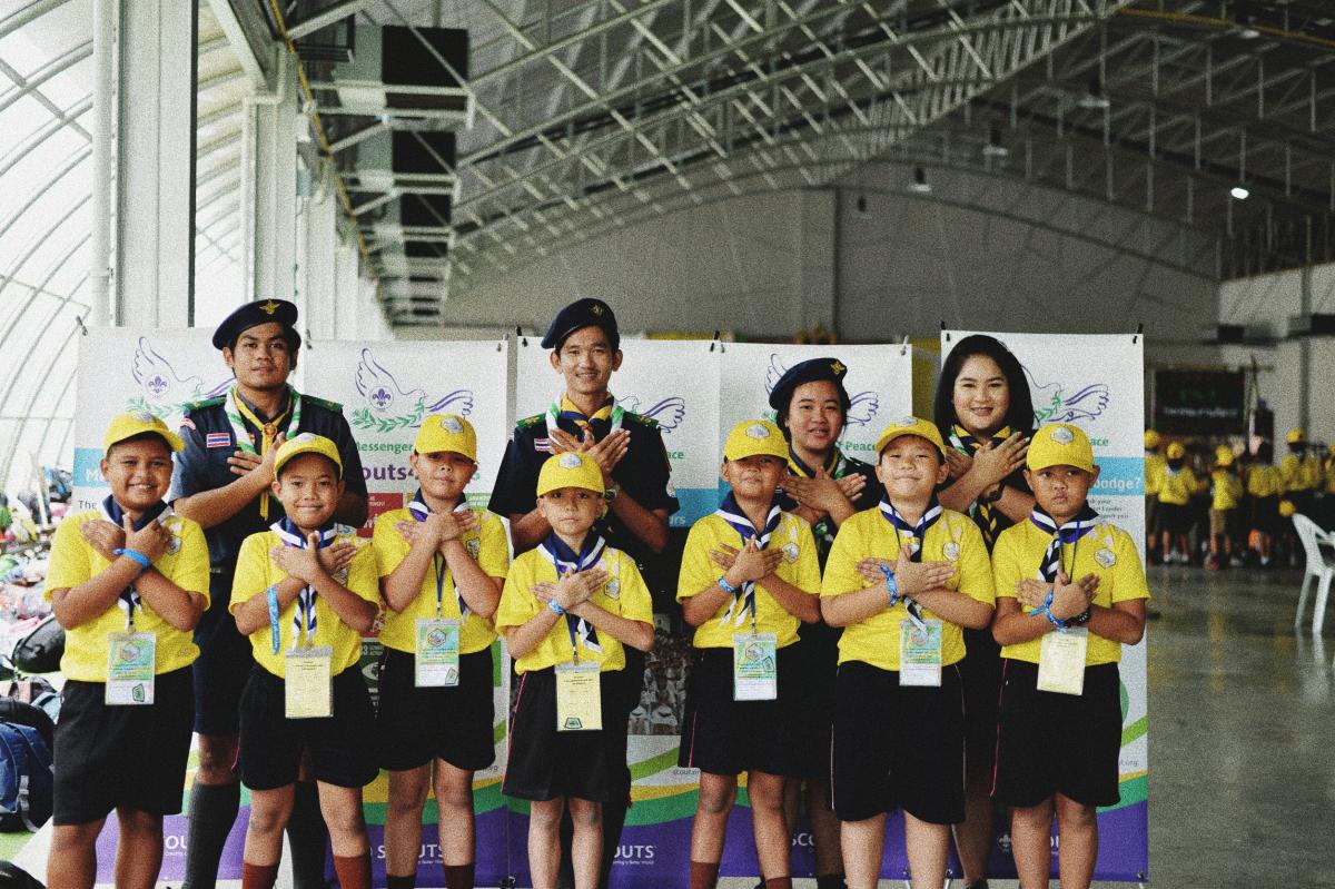 Promoting MoP at 1st National Cuboree Thailand.