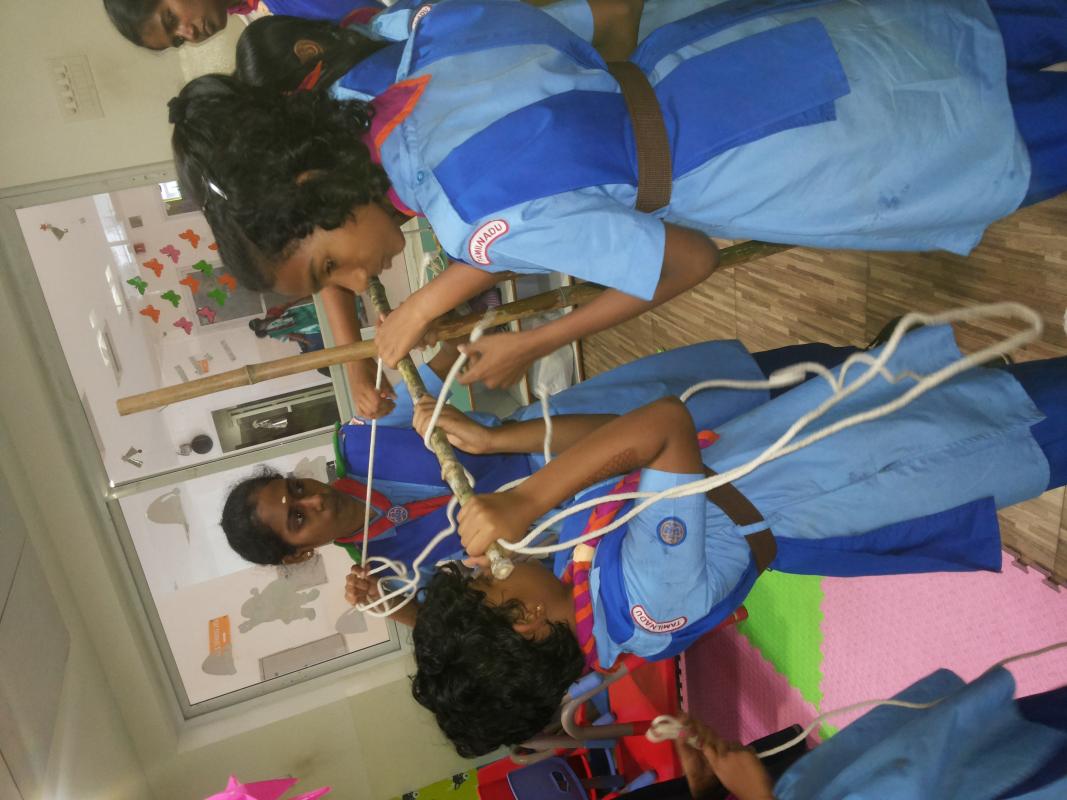 annai violet intra school camp