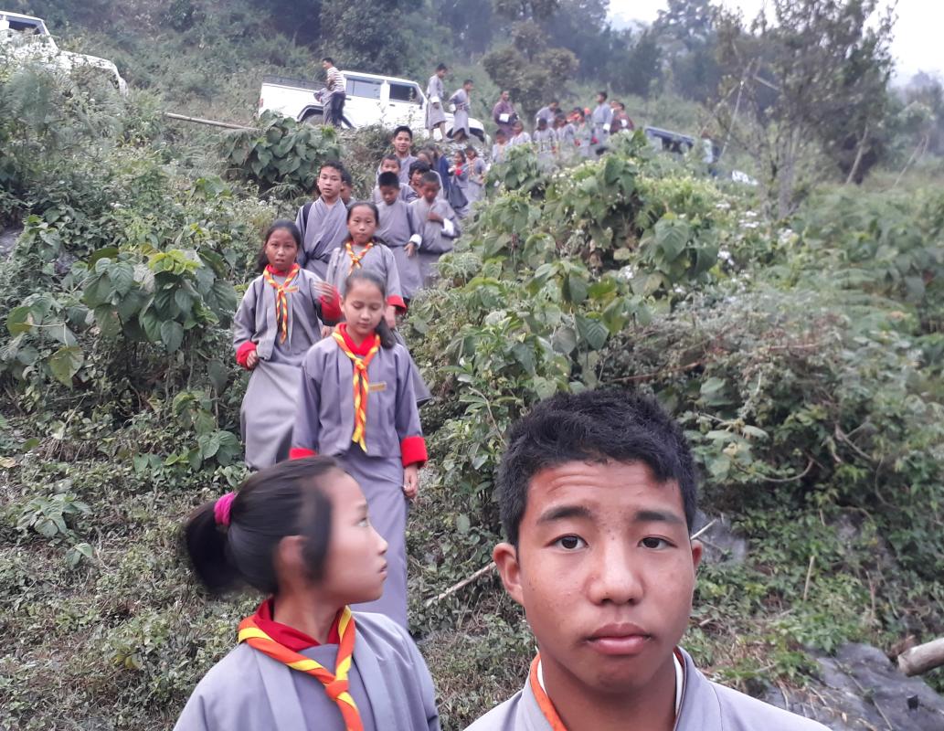 Scouts' Excursion to Farm House