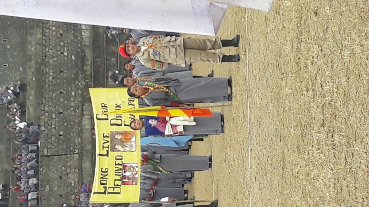 Scout day at Mendrelgang C S