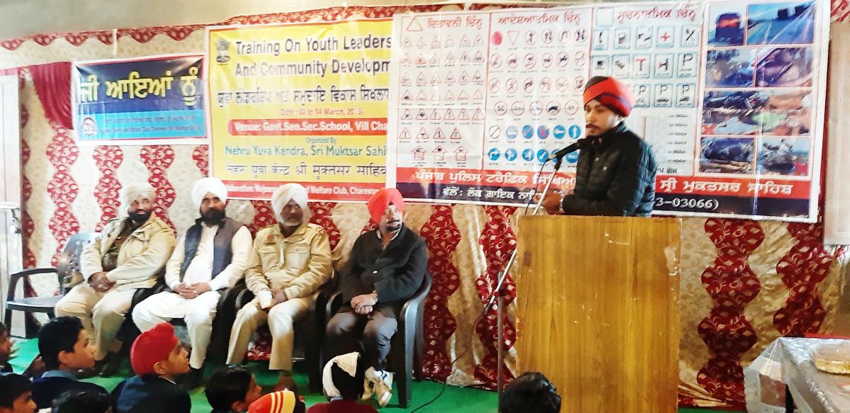 anti drugs,traffic education and moral education seminar by sri muktsar sahib police 