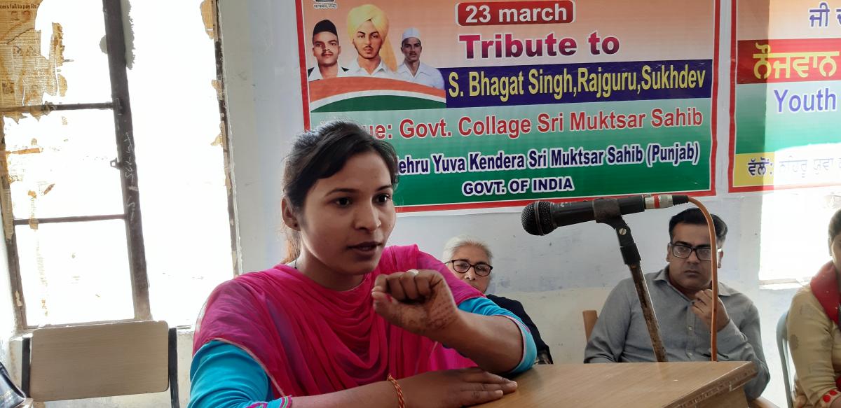anti drugs,traffic education and moral education and shaheedi diwas s bhagat singh