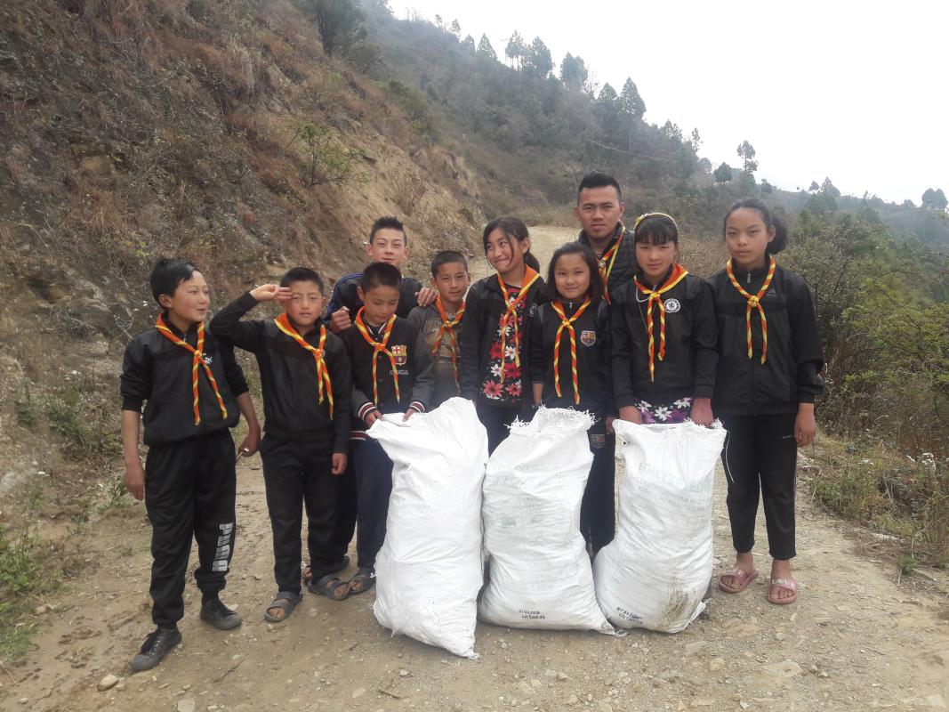 #Trash tag challenge