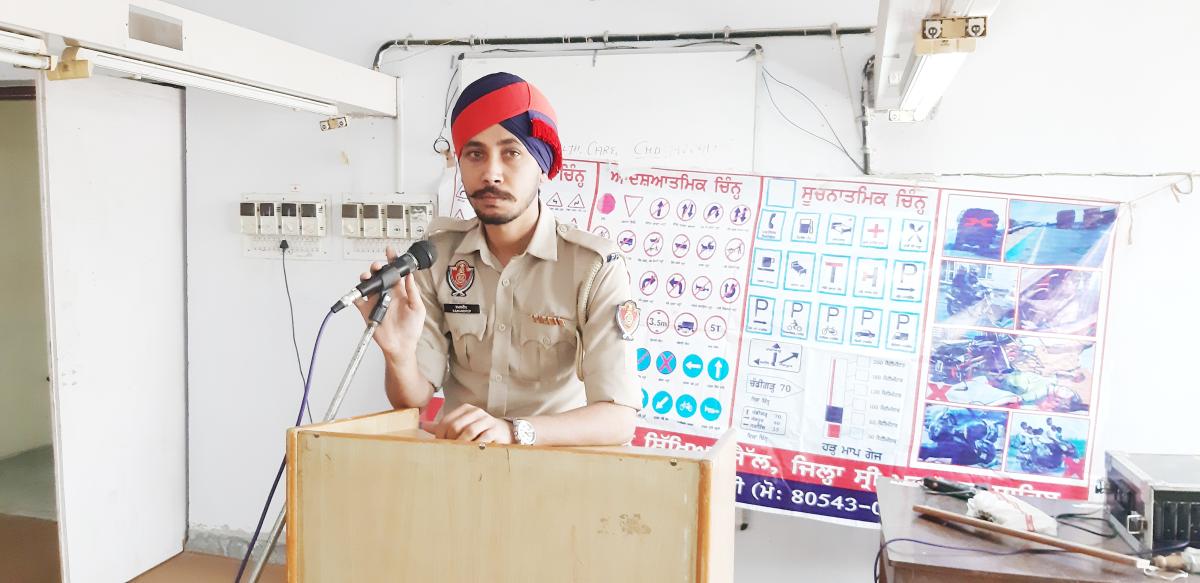 voters awareness and anti drugs,traffic education and moral education seminar by sri muktsar sahib police department punjab india