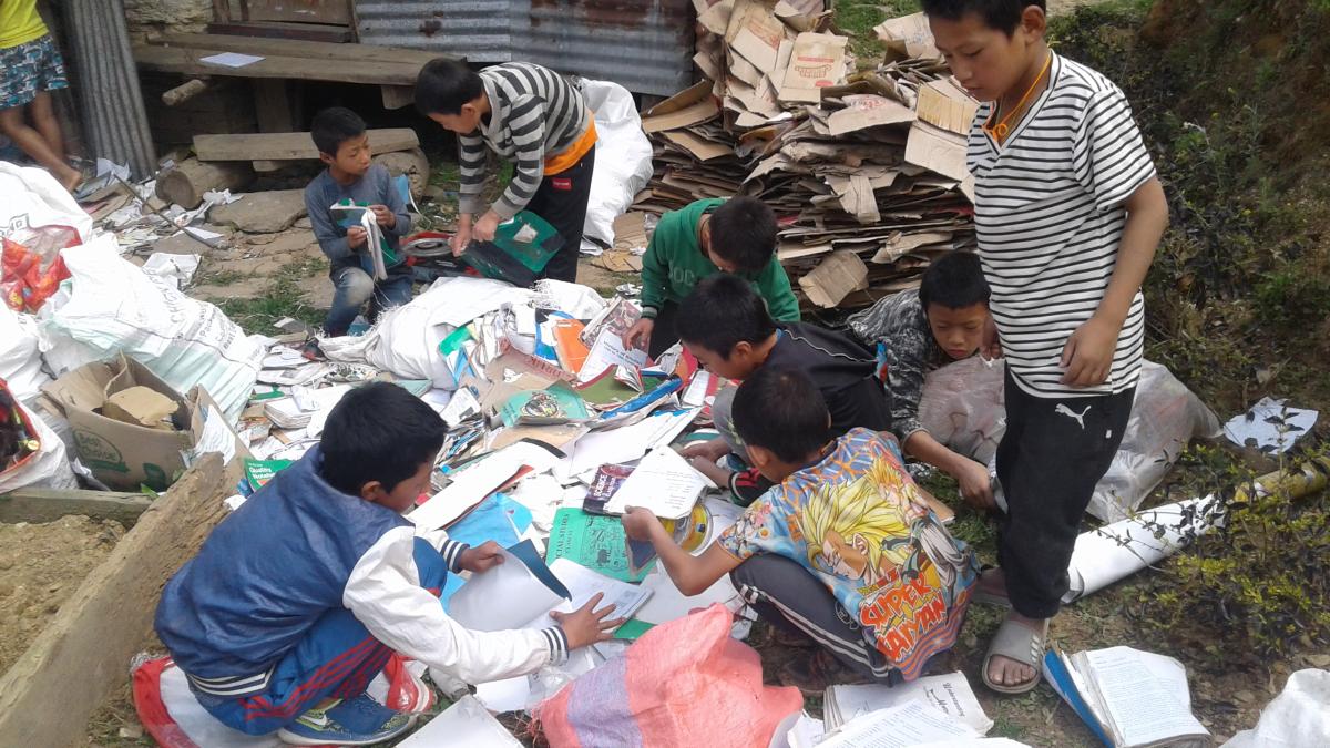 waste segregation for disposal