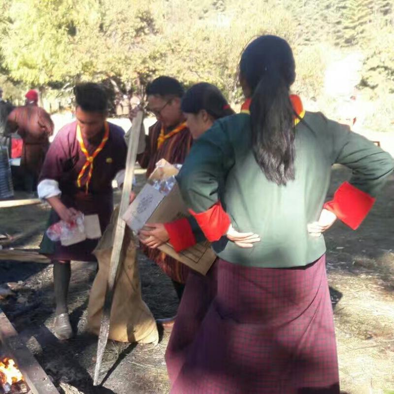Social services at Taker Tshechu in Bumthang 