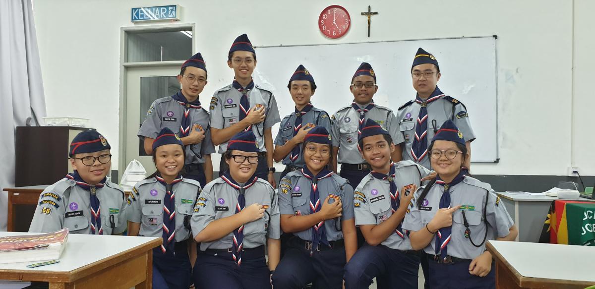 Installation of Troop leaders, Patrol Leaders and Asst Patrol Leaders & Induction of New members 