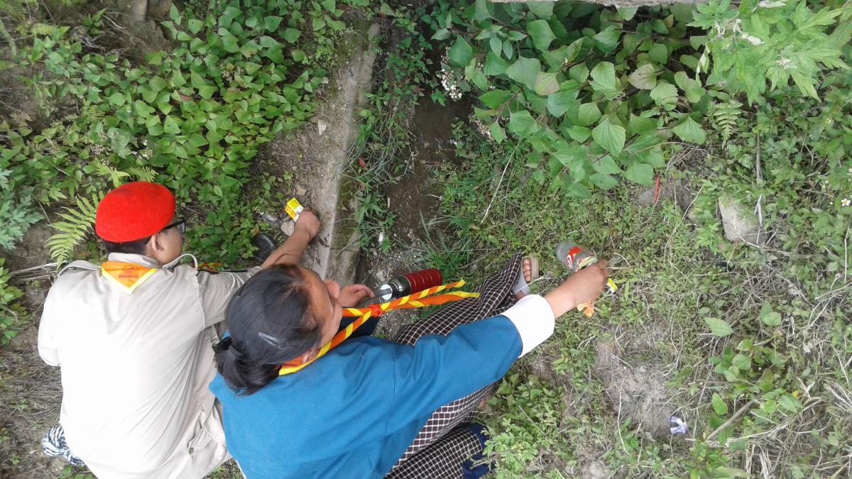 community service at changmey temple