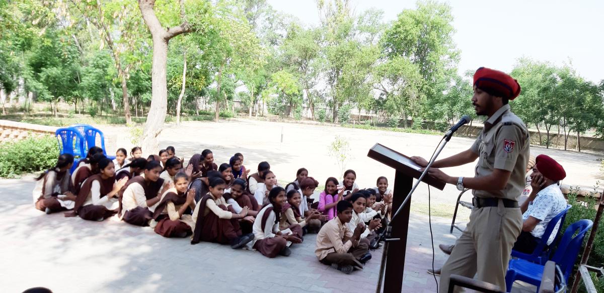 voters awareness and anti drugs,traffic education and moral education seminar by sri muktsar sahib police department punjab india 
