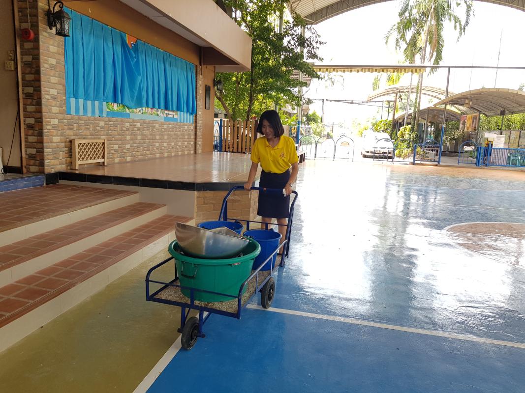 เป็นฝ่ายบริการโภชนาการในการประชุม