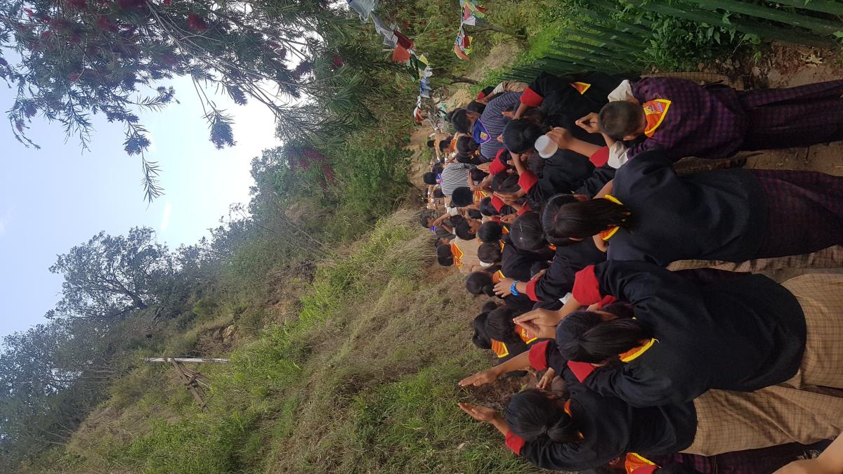 Spiritual Hike and investiture ceremony. 
