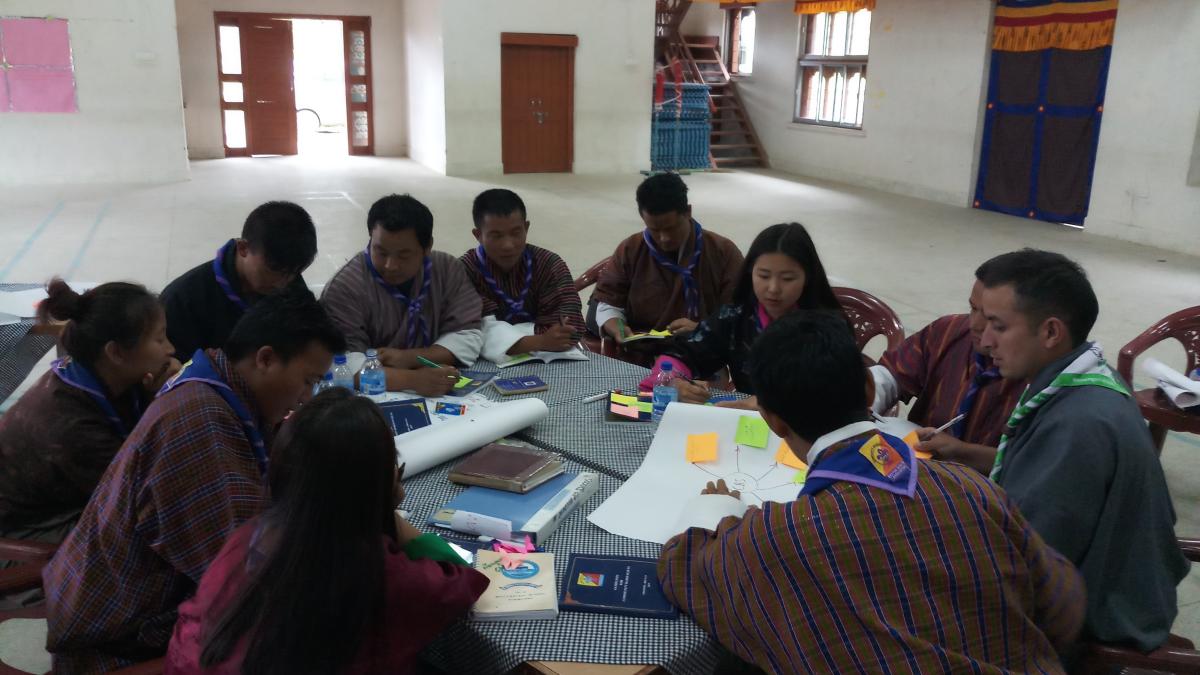 Commumity Based Scouts revamped in Bhutan