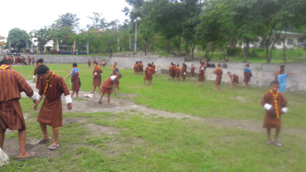 Weekly scouting lesson to scouts of samyenling ps