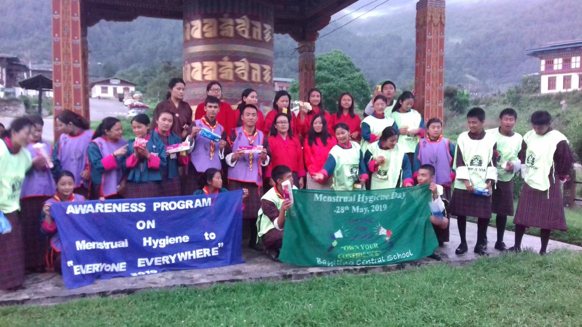 Donation for the welfare of the girls