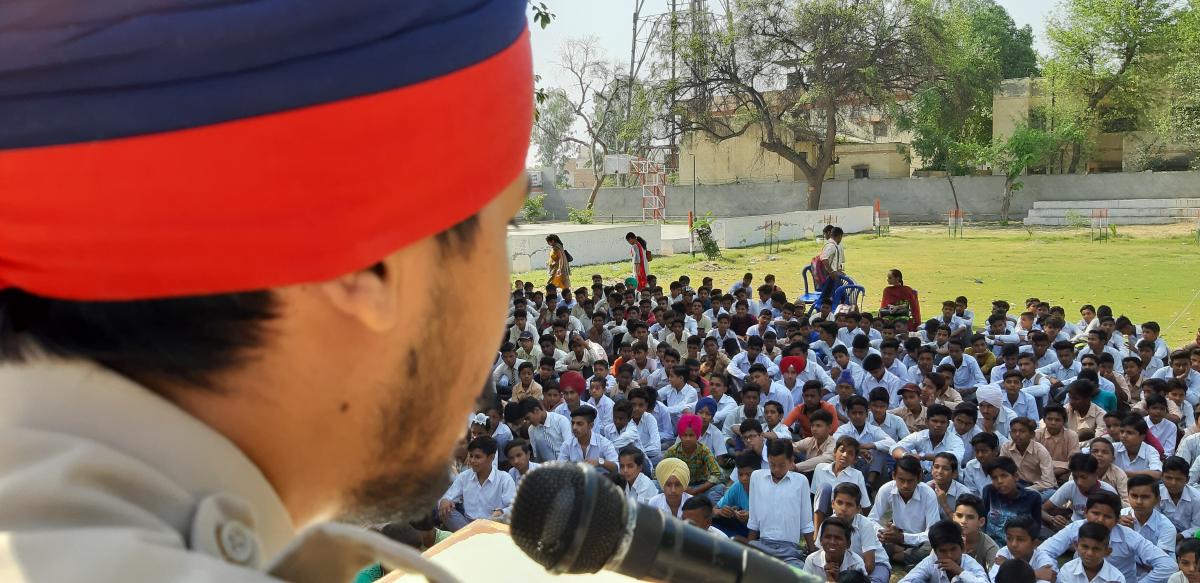 anti drugs,traffic education and moral education seminar by sri muktsar sahib police department punjab india 