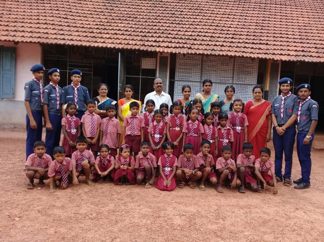 visiting to nearby school to conduct  activity.