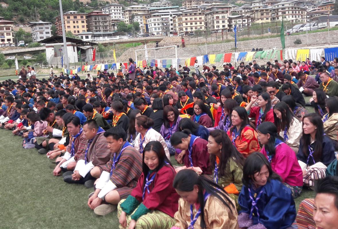Thimphu Thromede Scout Investiture Ceremony 