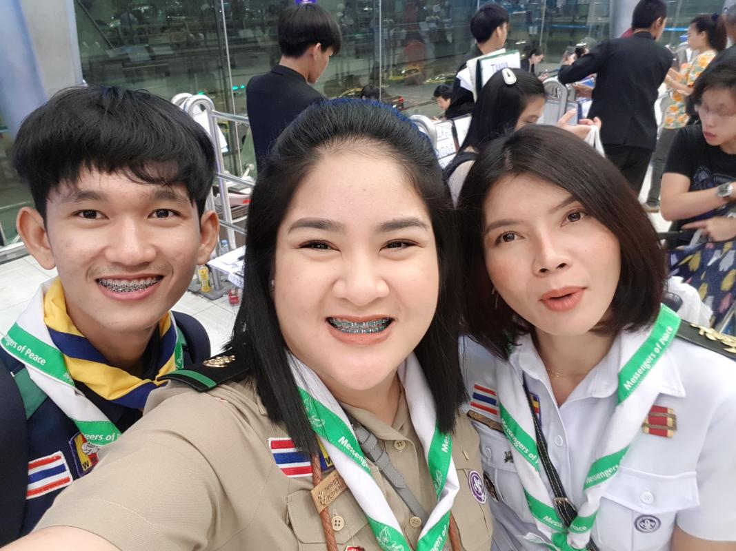 ต้อนรับคณะลูกเสือผู้นำสันติภาพ เพื่อมาประชุม 5th APR MoP NSO Coordinators Meet