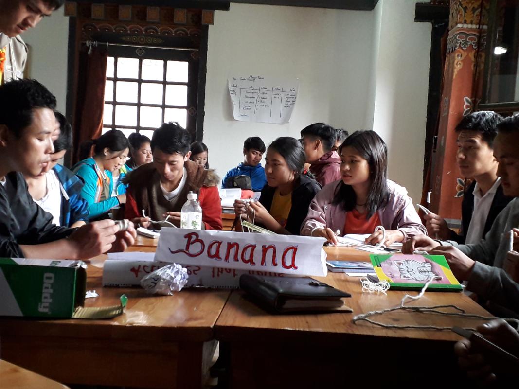 Students' discussion on topic