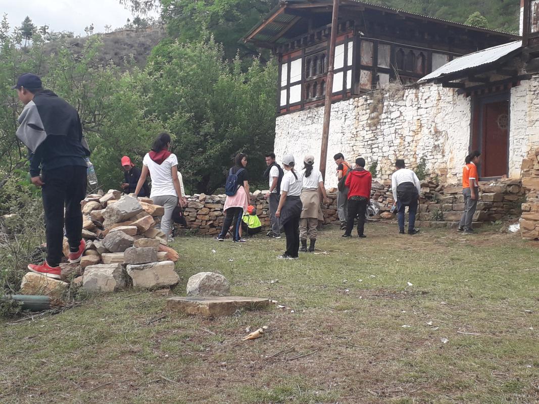 A day hike for scout students 