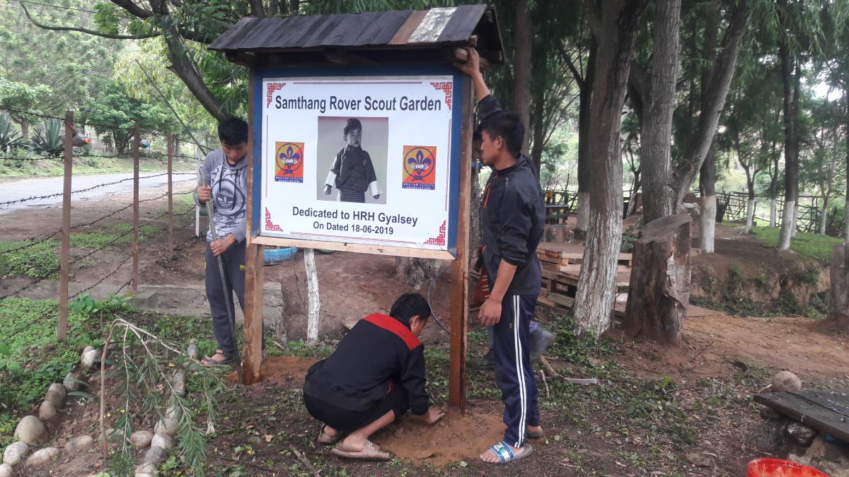 Rover scout garden