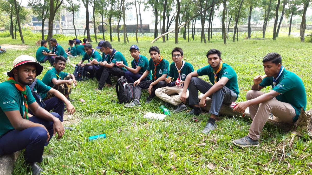 জাতীয় আইসিটি স্কাউট জাম্বুরী হাইকিং