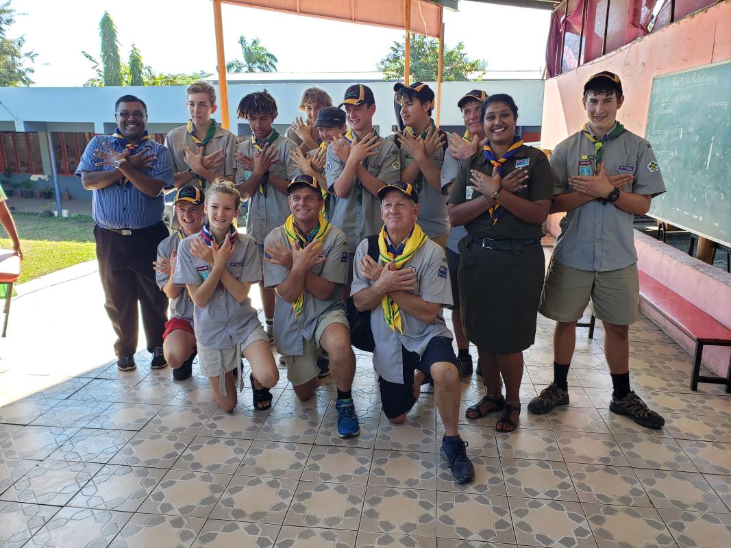 Visit by Kerikeri Rovers and Ventures 