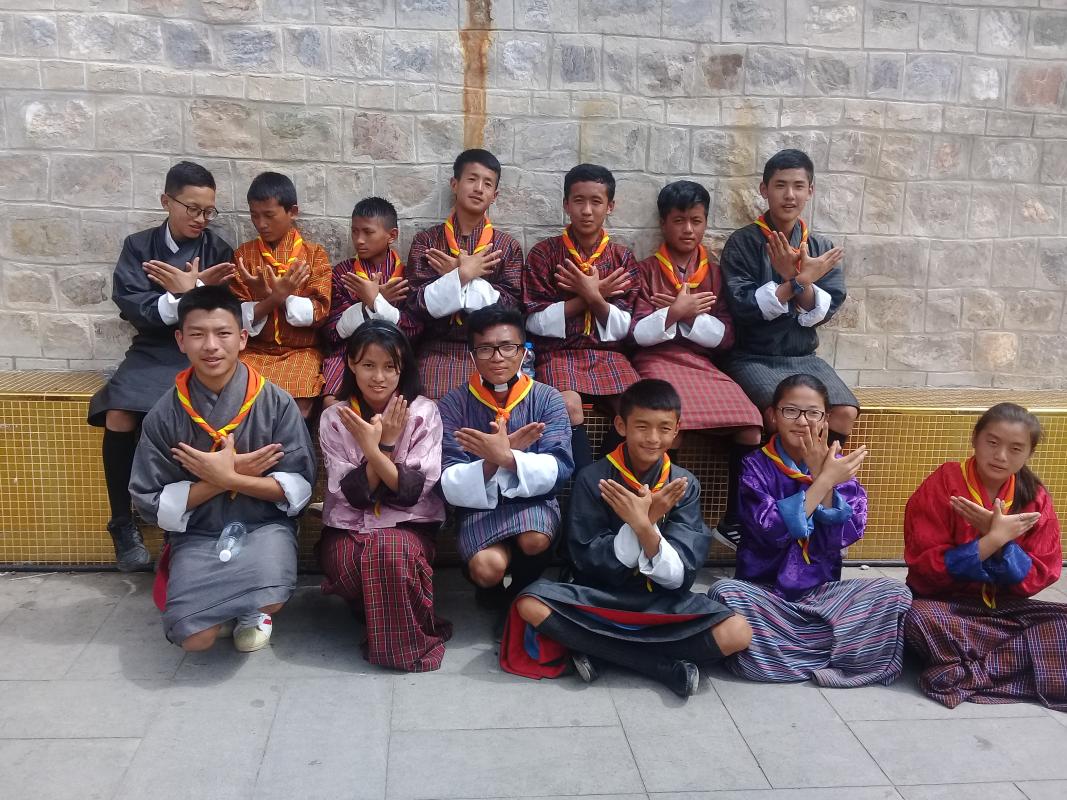 Helping Hand in Mass Serving at Mega Devotion at Buddha Point