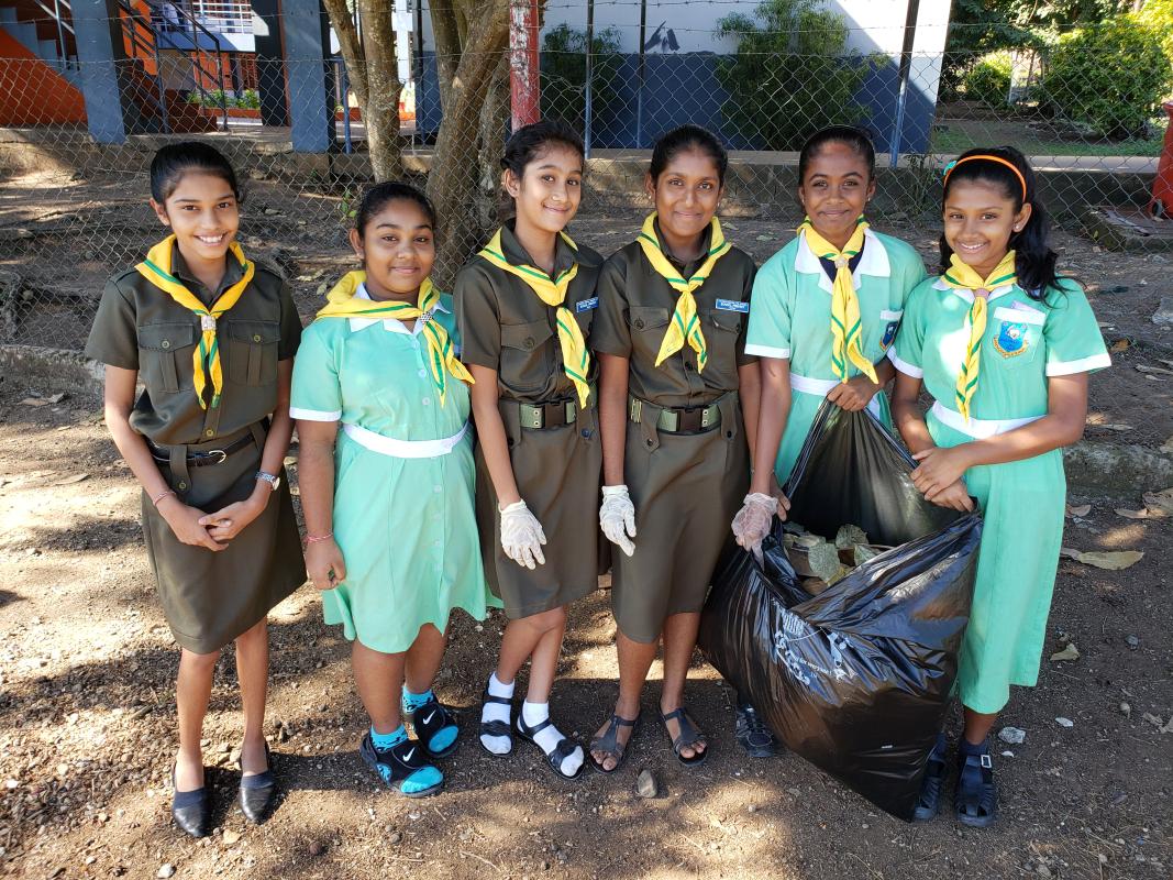 Cleanup campaign by Girl Scouts of Lautoka Central