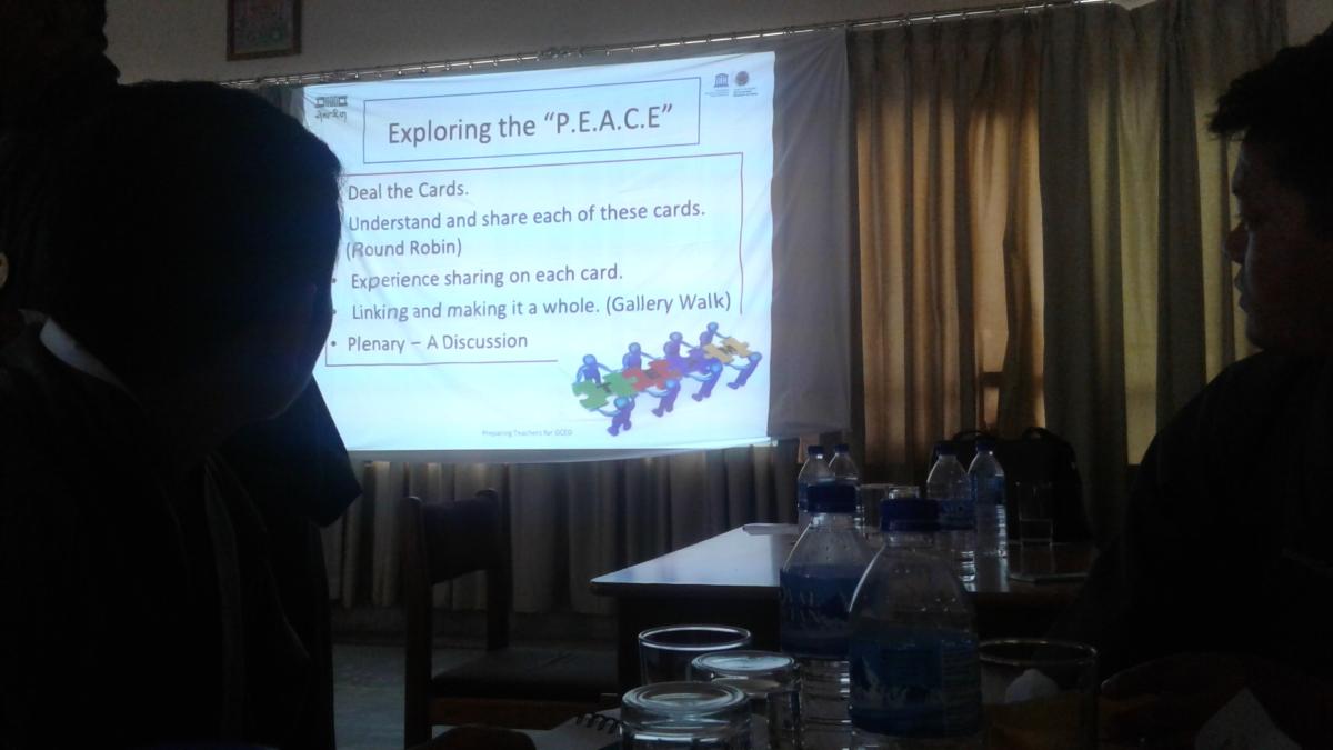 Workshop on Global citizenship education