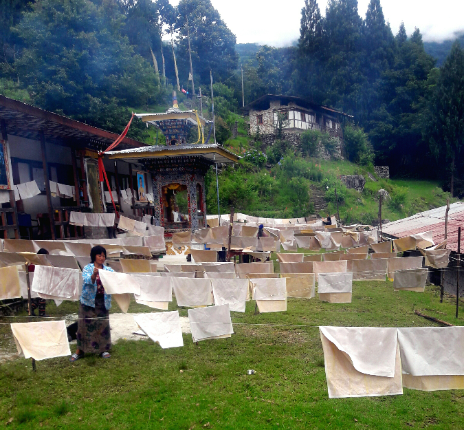 Offering Nangzung for Prayer wheel 