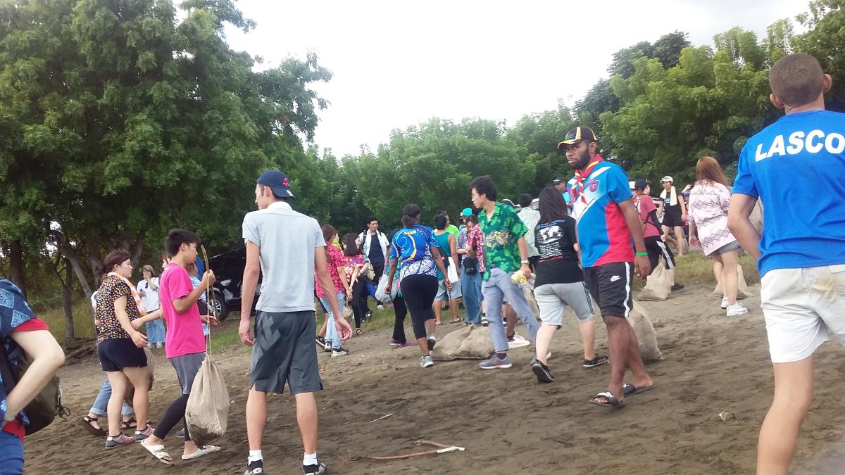 PEACE CLEANUP AT LOMOLOMO BEACH
