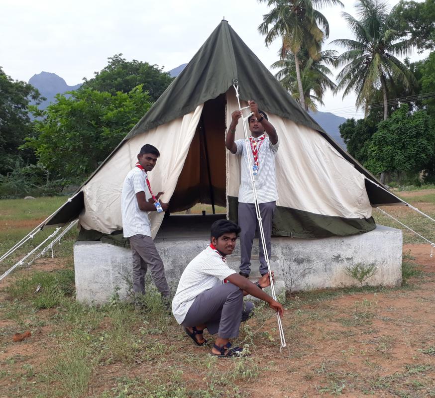serviced in rajayapuraskar test camp