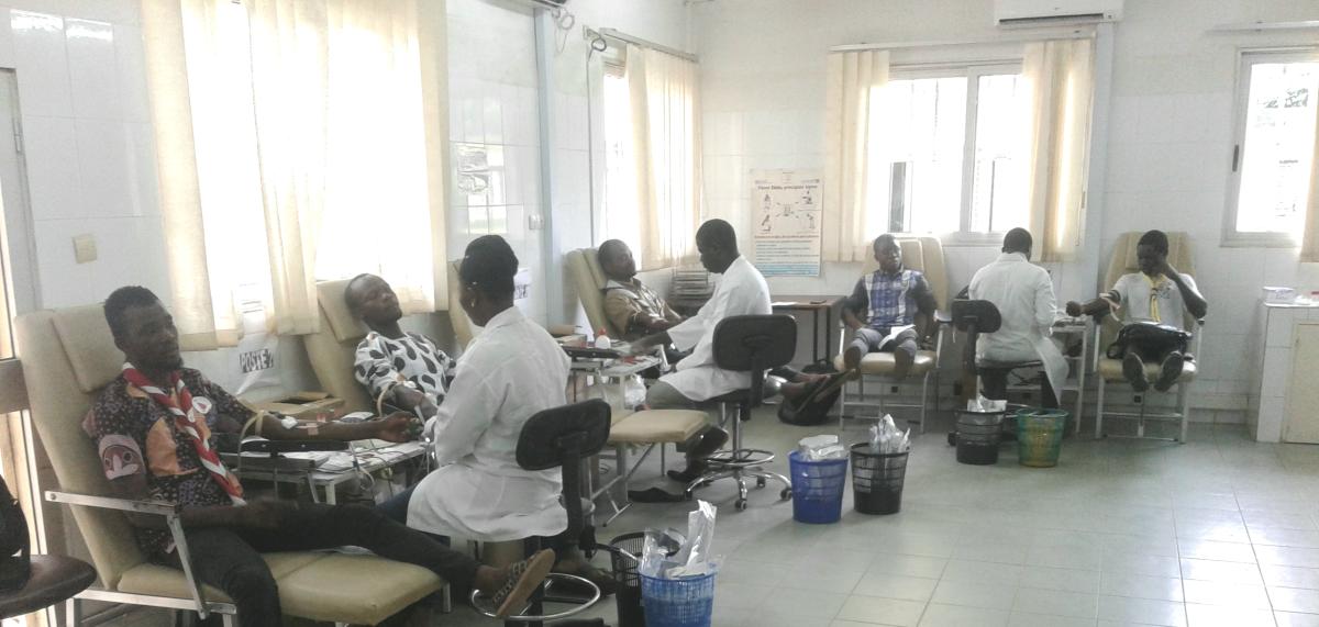 175 blood bags collected in 12 hours in Togo - 175 poches de sang collectées en 12h au Togo