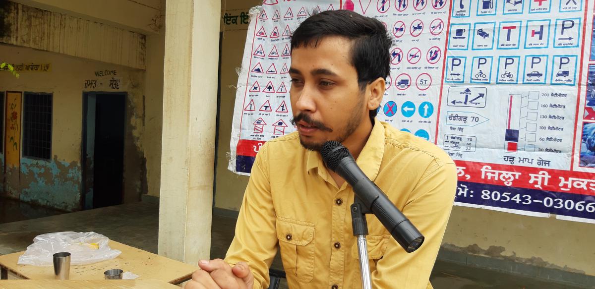 anti drugs,traffic education and moral education seminar by sri muktsar sahib police department punjab india