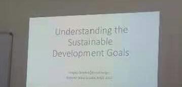 Professional Development to teachers on Sustainable development Goals at Nima High school 