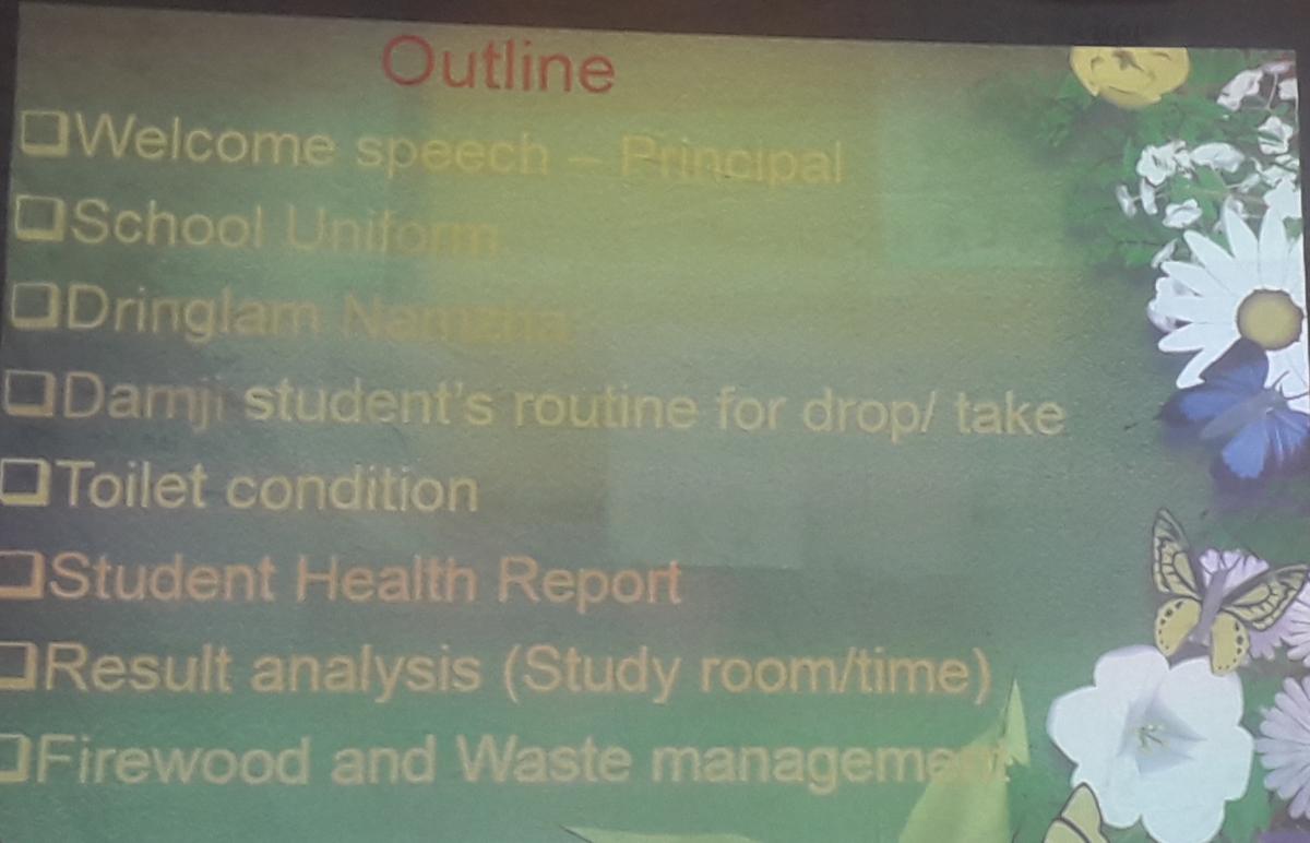 # Creating awareness on waste management during Parents - Teachers Meeting