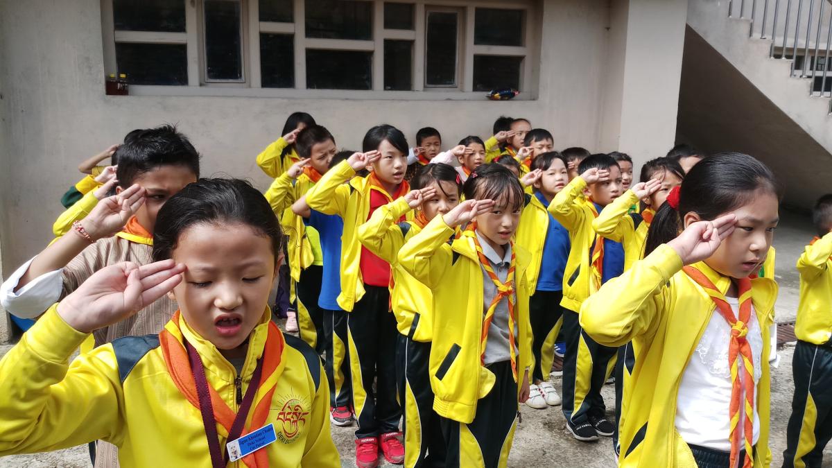 Value Education session to Nachung Scouts