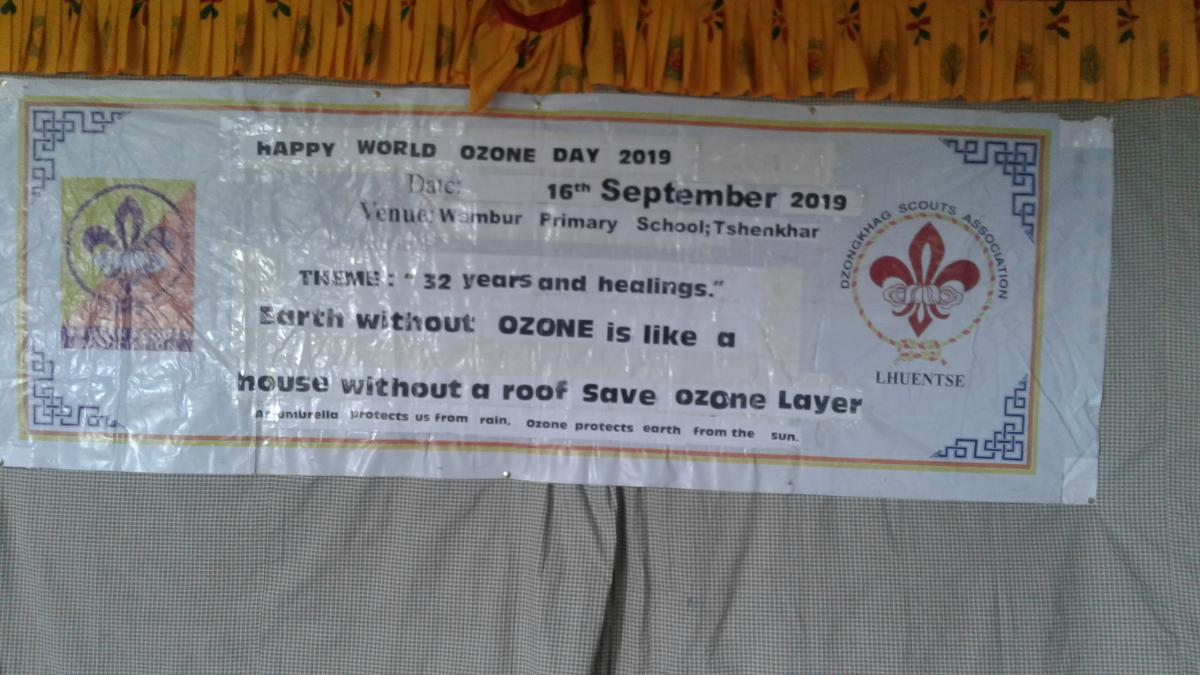 Observing world ozone day 