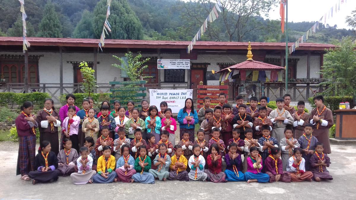 2019 International Peace Day celebration at Chali lss