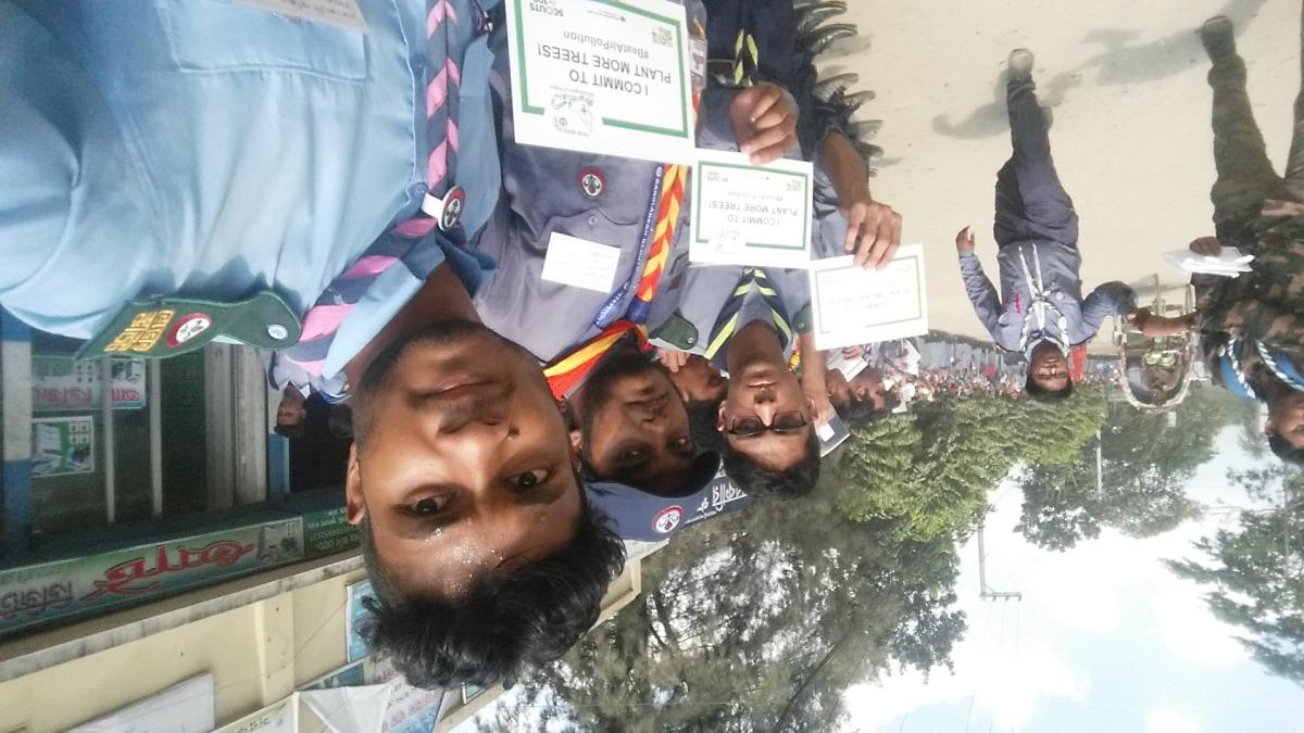 We are Celebrating peace of day and participate 250 Rover scouts 