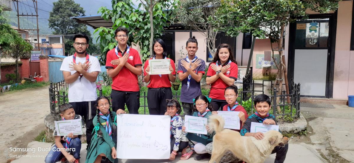 Plantation on International Peace Day