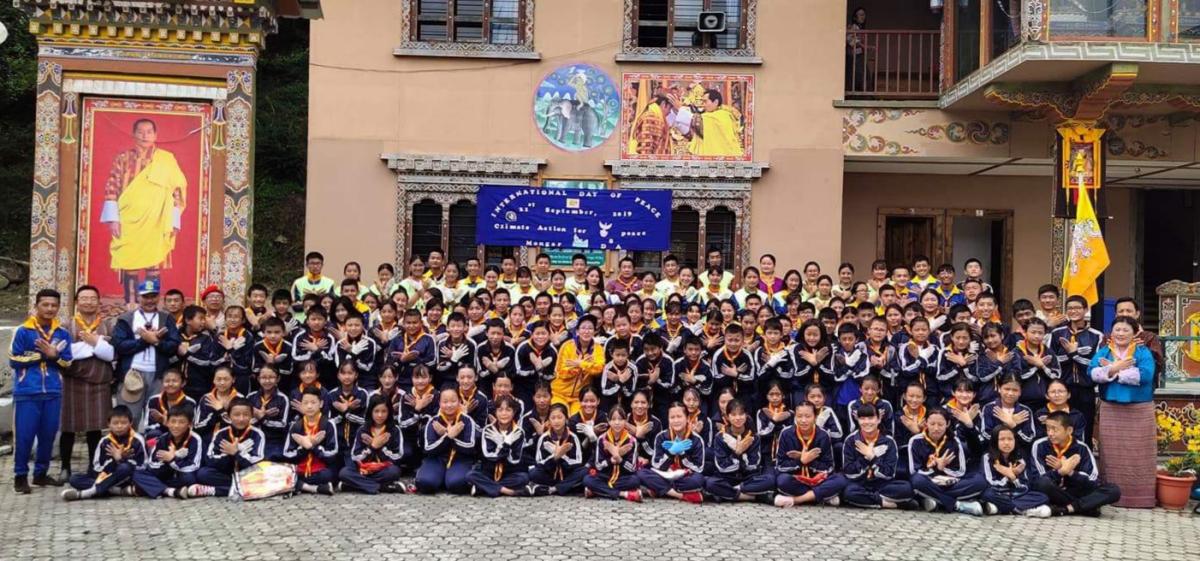 Celebration of international peace day